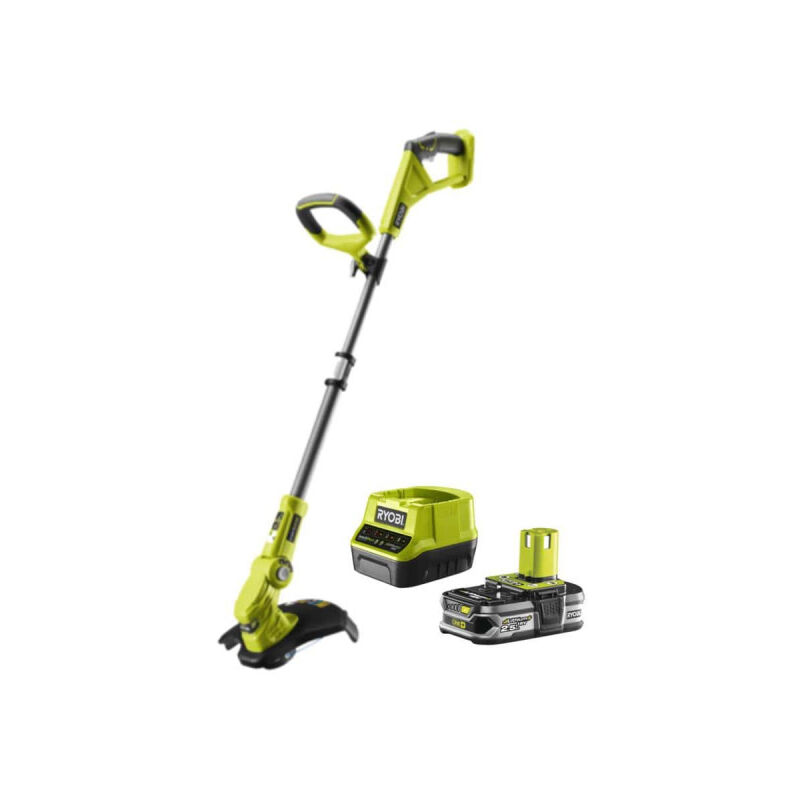 Pack RYOBI Coupe Bordure 18V One+ OLT1832 – Batterie 2.5Ah LithiumPlus, Chargeur Rapide 2.0Ah