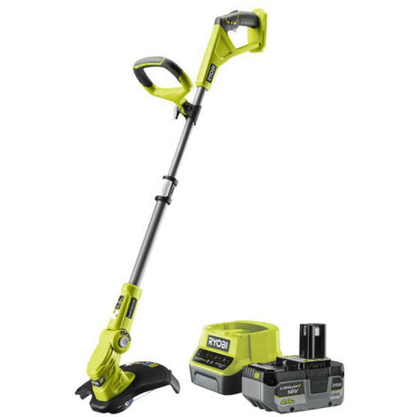 Pack RYOBI coupe bordure - dresse bordure 18V One+ OLT1832 - 1 batterie 4.0Ah - 1 chargeur rapide 2.0 Ah RC18120-140X