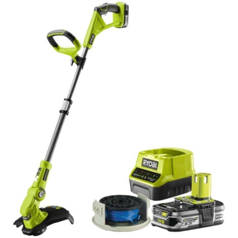 Pack RYOBI coupe bordure - dresse bordure 18V One+ RLT183225F - bobine simple fil diamètre 1.6mm x 4.5m RAC124
