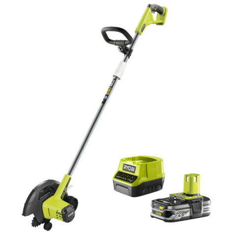 Pack RYOBI Dresse-bordures 18V One+ - 1 batterie LithiumPlus 2.5Ah - 1 chargeur rapide 2.0Ah - RY18EGA-0