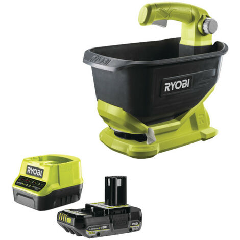 Pack RYOBI Epandeur à main OSS1800 - 18V One+ - 1 Batterie 2.0Ah - 1 Chargeur rapide