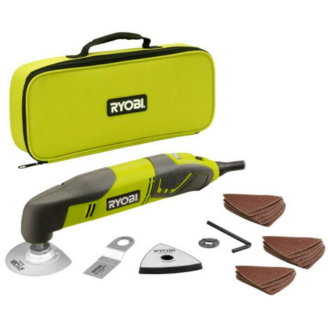 Pack RYOBI Outil multifonctions RMT200-S - 200W - 10 triangles abrasifs - RAK10MT