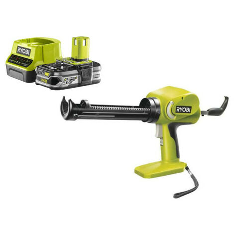 Pack RYOBI Pistolet à cartouche 18V OnePlus CCG1801MHG - 1 Batterie 2.5Ah - 1 Chargeur rapide RC18120-125