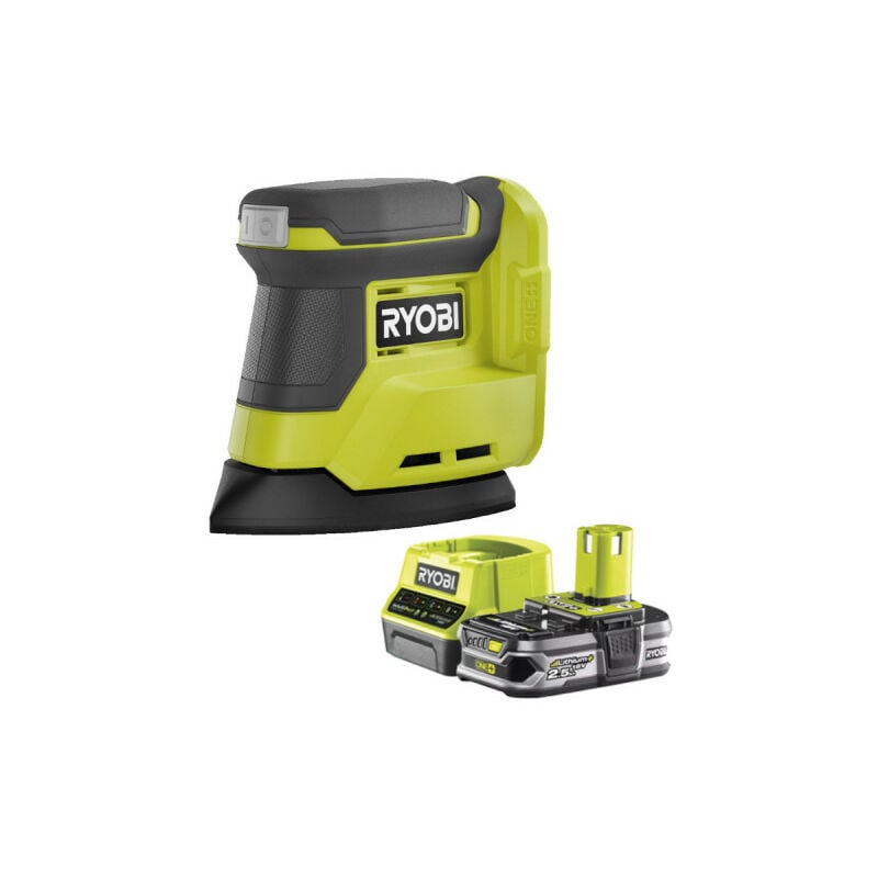 Pack Ryobi Ponceuse triangulaire 18V One+ RPS18-0 - 1 Batterie 2.5Ah - 1 Chargeur rapide RC18120-125
