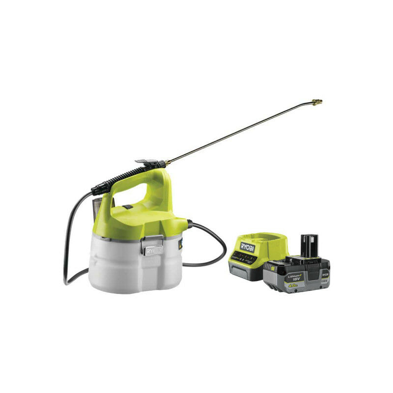 Pack RYOBI pulvérisateur 18V One+ OWS1880 1 batterie 4.0Ah 1 chargeur rapide 2.0Ah RC18120
