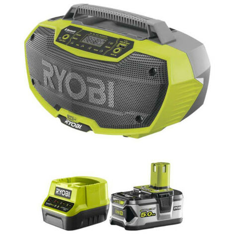 1 Cha Pack RYOBI Ponceuse excentrique 18V OnePlus R18ROS-0-1 Batterie 2.5Ah 