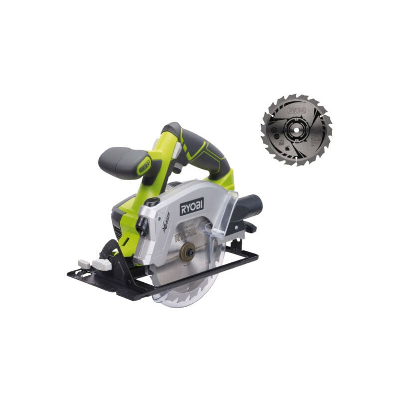 Pack Ryobi Scie circulaire RWSL1801M - 18V One+ - diamètre 150 mm sans batterie ni chargeur - Lame ultra fine CSB150A1