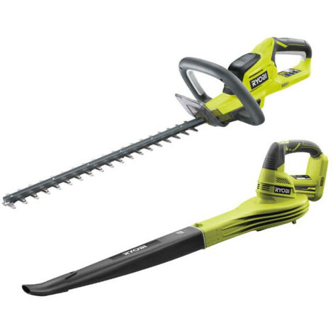 Pack RYOBI taille haie 18V One+ lithium OHT1845 - souffleur 18V One+ OBL1820S - sans batterie ni chargeur