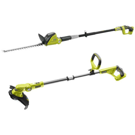 Pack RYOBI taille-haies 18V One+ OPT1845 - coupe bordures - dresse bordures 18V One+ OLT1832