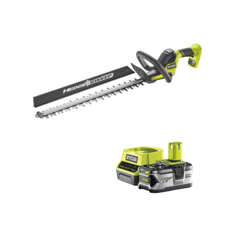Pack Ryobi Taille-haies 18V One+ Brushless linea 45 cm RY18HT45A-0 - 1 Batterie 4.0Ah - 1 Chargeur rapide RC18120-140
