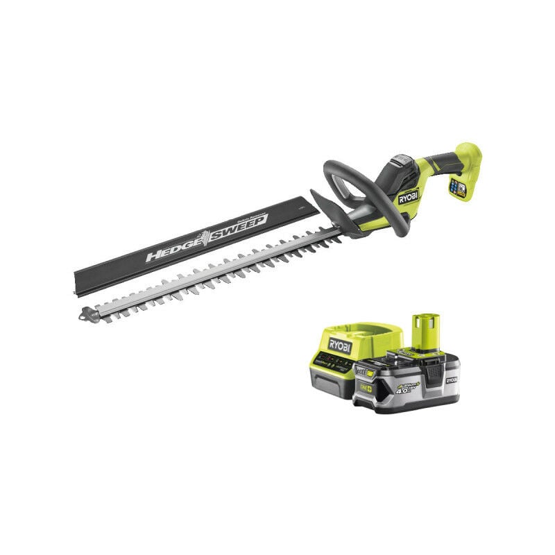 Ryobi - Pack Taille-haies 18V One+ linea 50 cm RY18HT50A-0 - 1 Batterie 4.0Ah - 1 Chargeur rapide RC18120-140