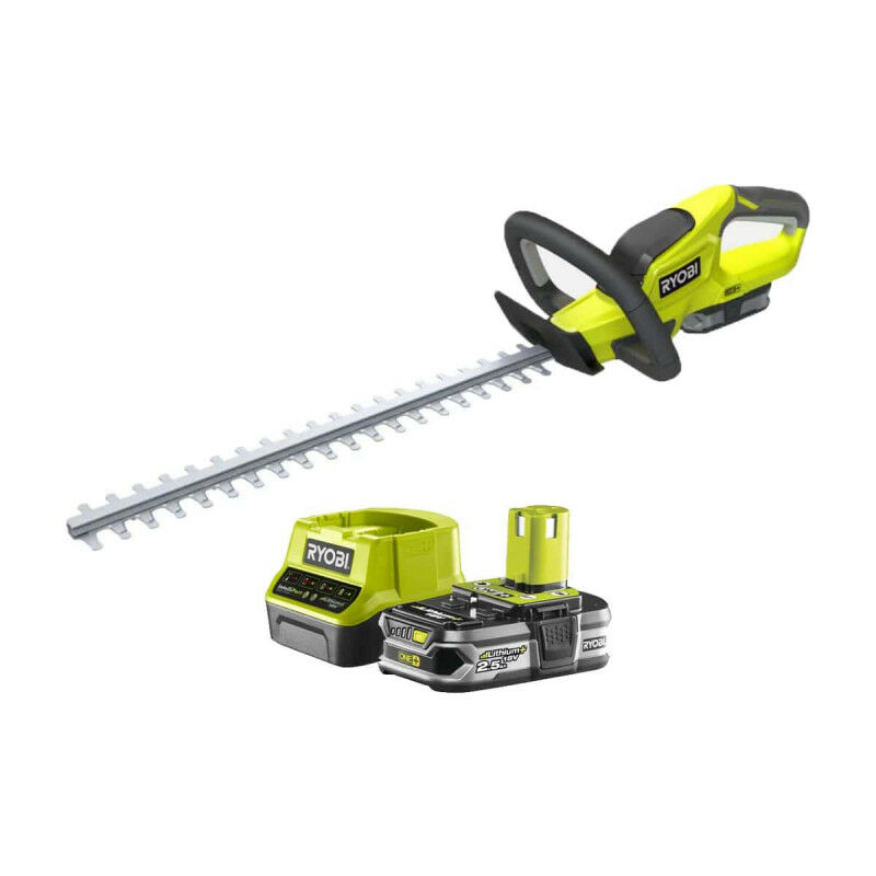 Pack RYOBI Taille-haies 18V One+ RHT184520 - 1 Batterie 2.0 Ah - 1 Batterie 2.5Ah - 2 Chargeurs RC18120-125