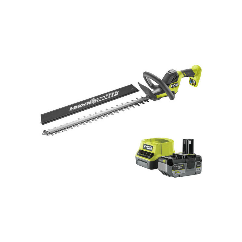 RYOBI Pack  Taille-haies Linea 18V One+ LINEA 55cm RY18HT55A-0 - 1 Batterie 4.0Ah - 1 Chargeur rapide RC18120-140X