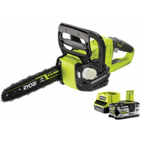 Pack RYOBI tronçonneuse 18V One+ OCS1830 - 1 batterie 5.0Ah - 1 chargeur 2.0Ah RC18120-150