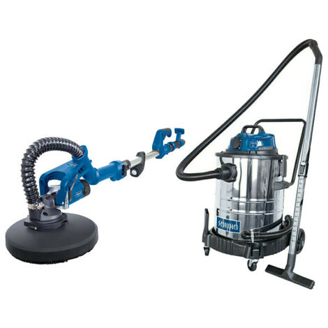 Pack SCHEPPACH Ponceuse cloisons sèches - 710W - DS920 - Aspirateur eau et poussière - 1400W - 30L - ASP30-ES