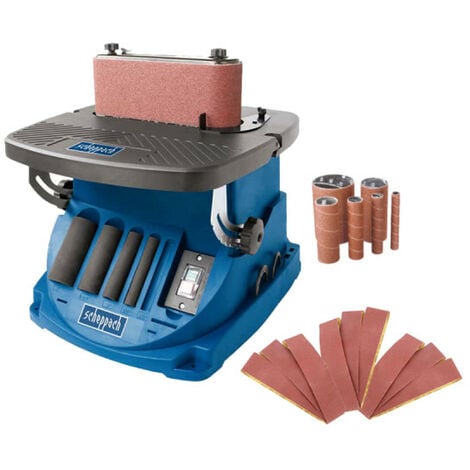 Pack SCHEPPACH Ponceuse Oscillante - 450W - OSM600 - 9 Manchons abrasifs - grain 100 x 600 mm