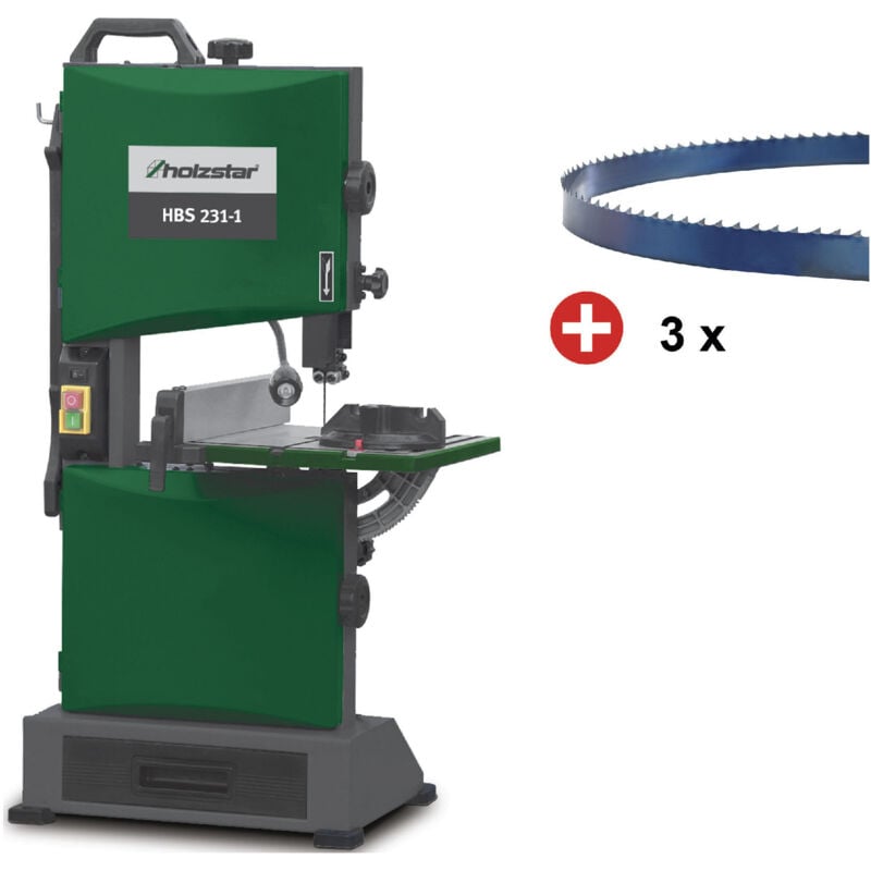 Holzstar - Pack scie à ruban verticale bois HBS231-1 avec 4 lames de scie pack HBS231-1