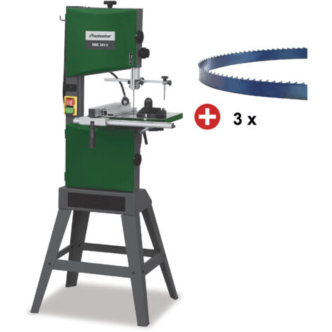 Pack scie à ruban verticale bois HBS261-2 avec 4 lames de scie Holzstar PACK HBS261-2
