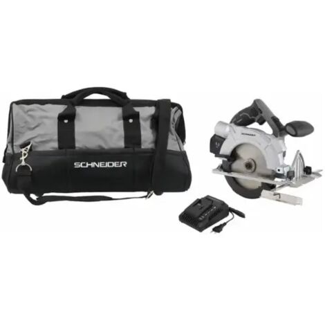 Pack scie circulaire 20V 1 batterie + sac de transport SCHNEIDER