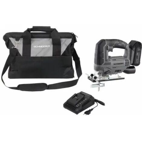 Pack scie sauteuse 20V - batterie 2Ah Li-ion - chargeur - sac de transport
