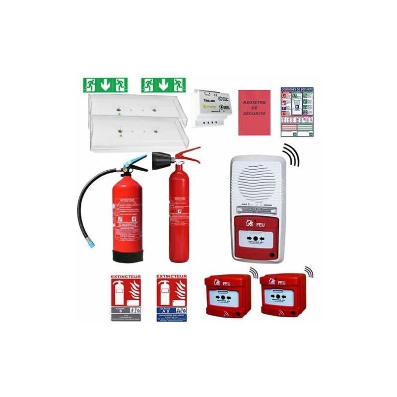 Pack sécurité incendie erp 2 entrées