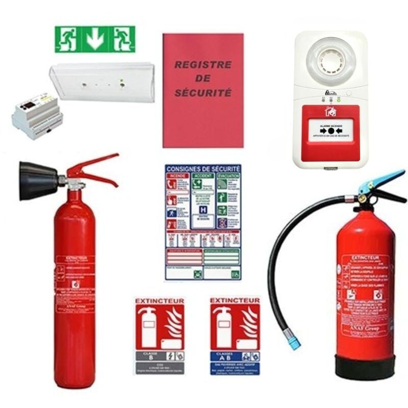 Pack sécurité alarme incendie erp
