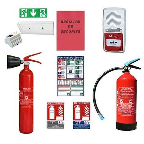Pack sécurité alarme incendie erp