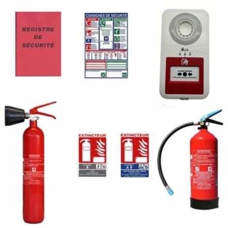 Pack sécurité alarme incendie erp petite entreprise