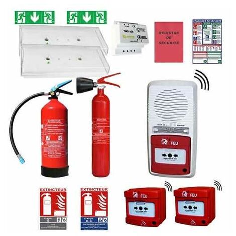 Pack sécurité incendie erp 2 entrées