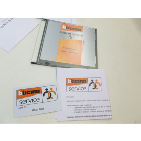 Pack service BT niveau 1 janvier 2010 BTICINO 77761