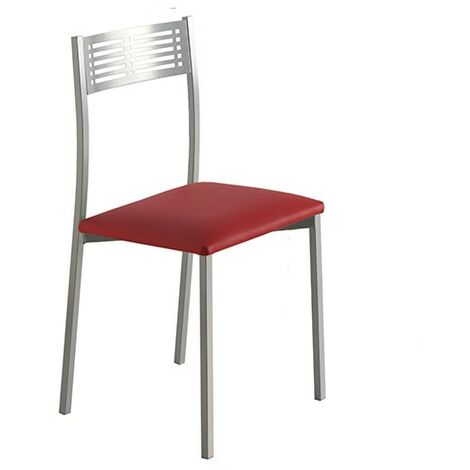 Pack sillas Sidney | 4 Sillas - Asiento Rojo
