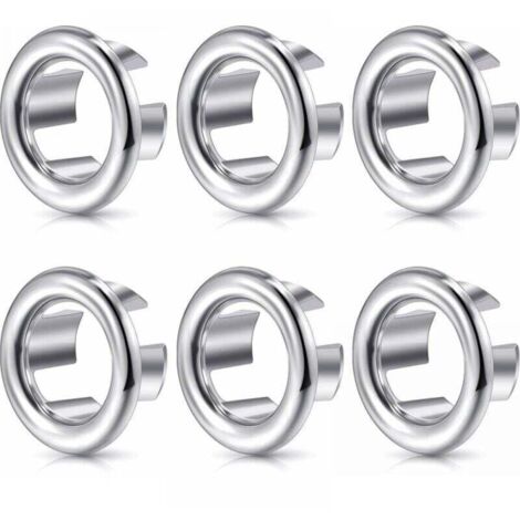 Pack Sink Overflow Rings - Decorative Overflow for Kitchen Bathroom Sink - Drain Stopper MUMU