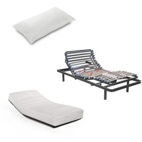 Pack Somier articulado Motor + Colchón ViscoArFlex  Entrega gratis 190cm