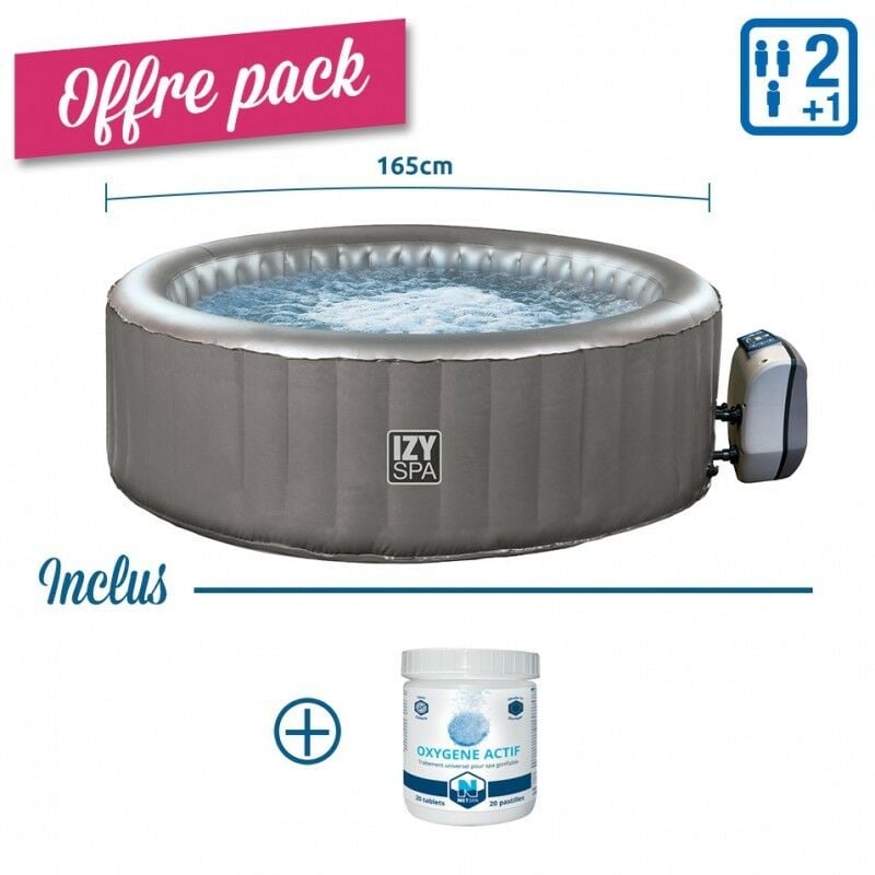 Pack Spa Gonflable Netspa izy - 2+1 Places + Oxygène actif
