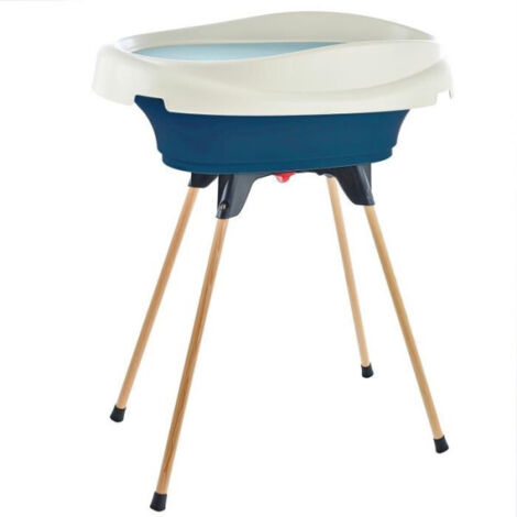 Pack table à langer et bain - THERMOBABY - VASCO - Bleu Océan - 2 en 1