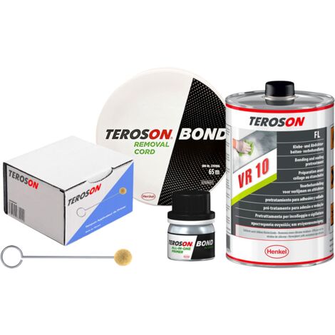 Pack Teroson Tampon X100 + primer 25ml + VR10 + corde à piano