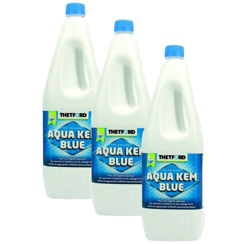 Thetford - pack 3x Aqua-Kem Bleu Additif Sanitaire Toilette Portable Camping