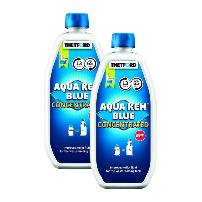 PACK THETFORD Aqua-Kem Concentré Bleu Pour Toilette Portable Camping