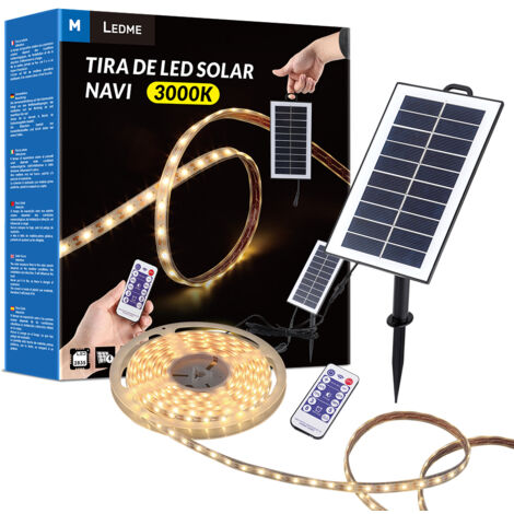 Pack Tira de Led Solaire Smd2835 300L 3000K - 5 Métros - Ledme - LM2424