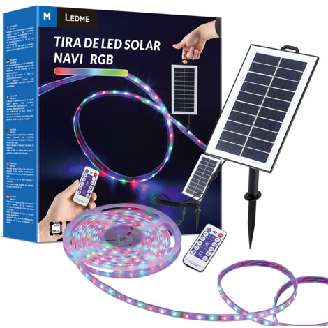 Pack Tira de Led Solaire Smd2835 300L Multicolore - 5 Métros - Ledme - LM2425