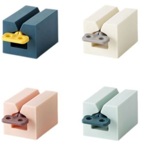 Pack Toothpaste Squeezers - Bathroom Organizer - Saves Toothpaste and Creams (4 Colors)