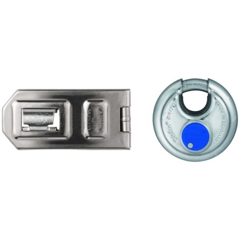 Pack TOUT INOX Abus Cadenas Diskus et porte cadenas