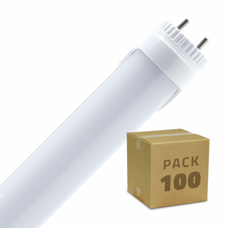 

Efectoled - Pack Tubo LED T8 600mm Conexión un Lateral 9W 120lm/W (100 un) Blanco Neutro 4000K - 4500K - Blanco Neutro 4000K - 4500K