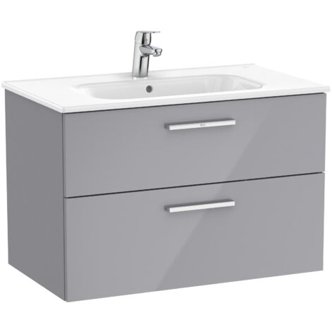 Pack Unik meuble bas 2 tiroirs + lavabo VICTORIA - ROCA