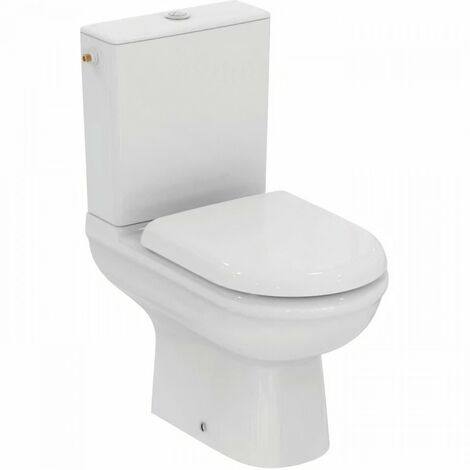 Pack WC a poser - EXACTO - sans bride - abattant frein de chute - Blanc - Ideal Standard - R006901