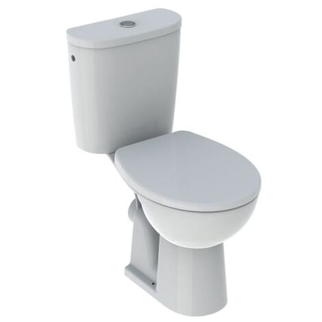 Pack WC au sol à fond creux Geberit BASTIA sans bride avec abattant standard - Geberit