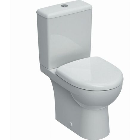 Pack WC au sol Renova compact GEBERIT avec abattant - 501.859.00.1 - Blanc