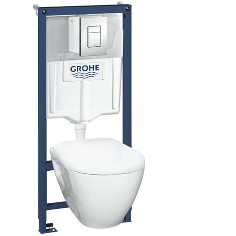 Pack WC Compact GROHE Solido Perfect - 39186000 - Bâti Solido