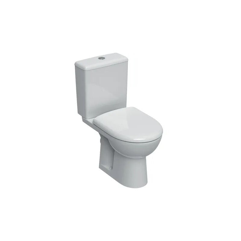 

Allia - Paquete de WC de pie GEBERITRenova, salida horizontal, asiento estándar