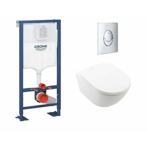 Pack WC Grohe Rapid SL + Cuvette Subway 3.0 + Plaque Skate Air